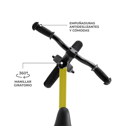 Bicicleta de Equilibrio Eter - Lime | Kinderkraft