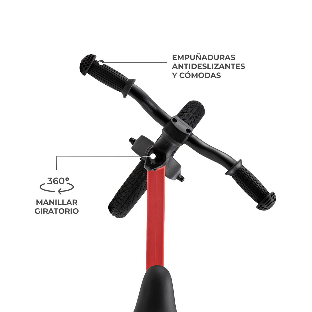 Bicicleta de Equilibrio Eter - Red | Kinderkraft