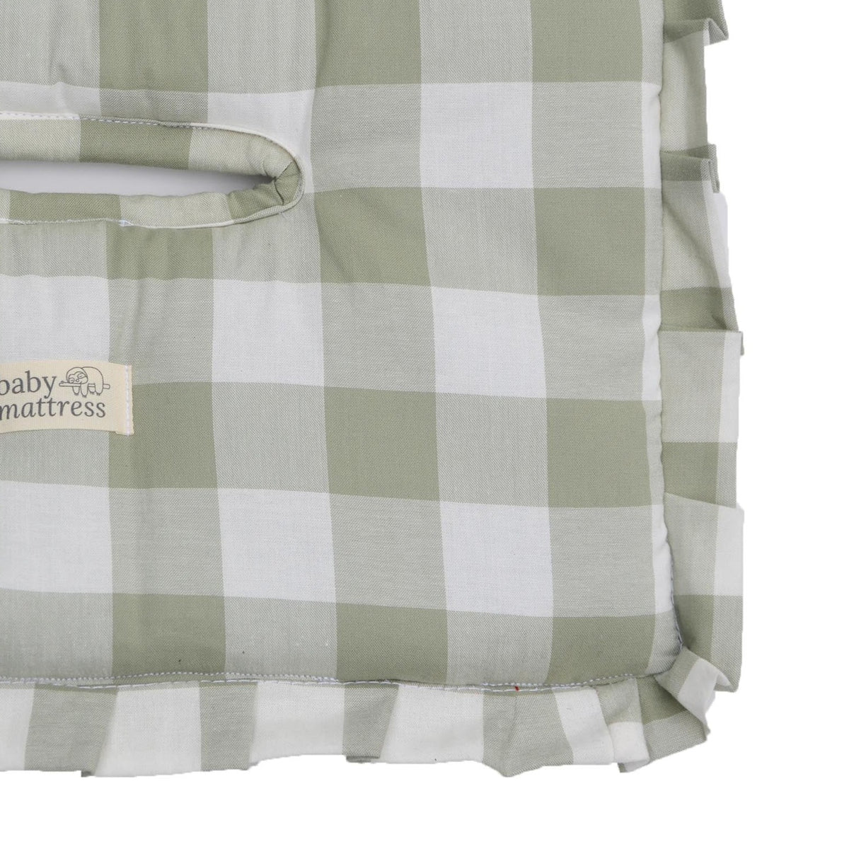Protector Acolchado para Coche - Vichy Verde | Baby Mattress