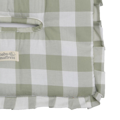 Protector Acolchado para Coche - Vichy Verde | Baby Mattress