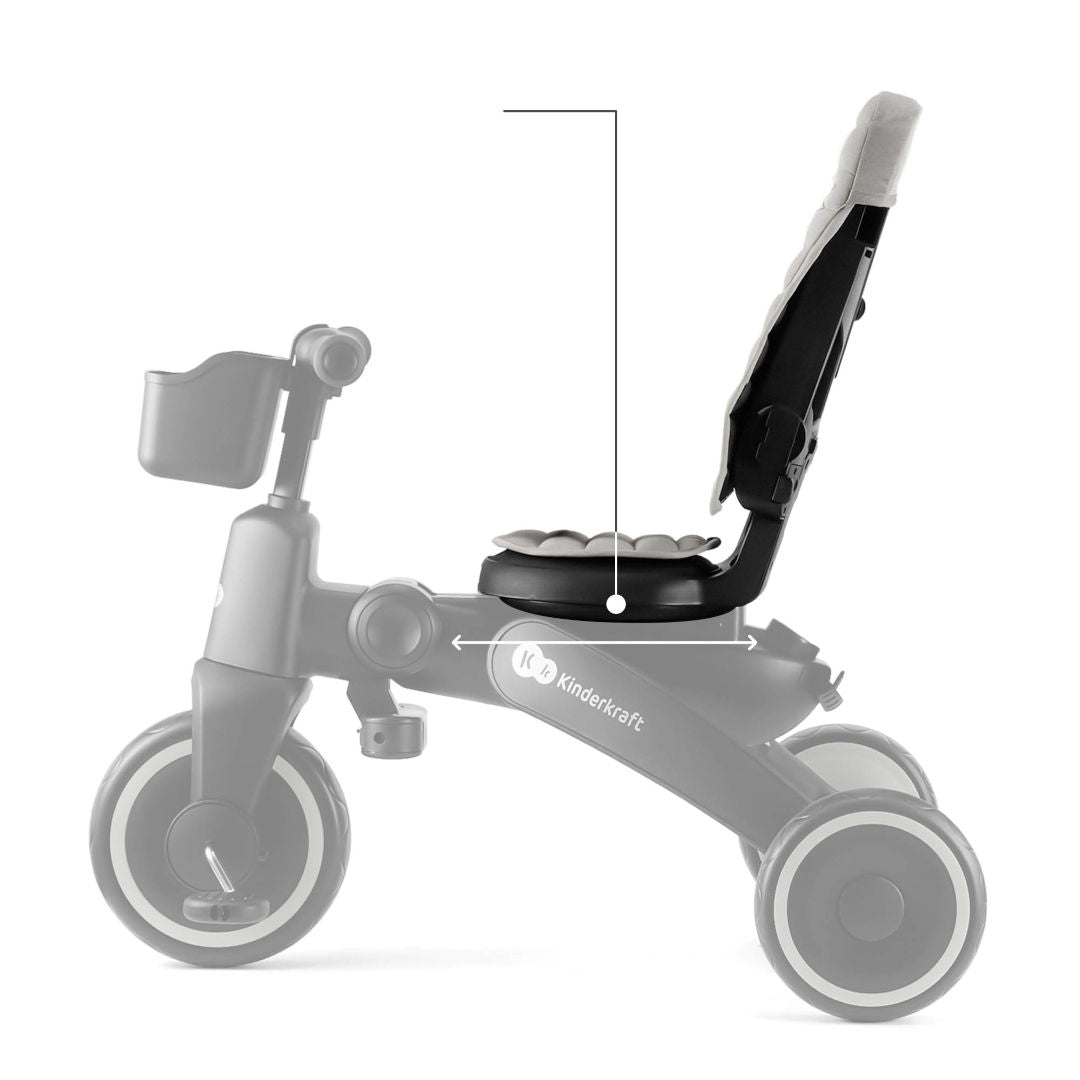 Triciclo Multifuncional Jazz 6 en 1 - Grey | Kinderkraft