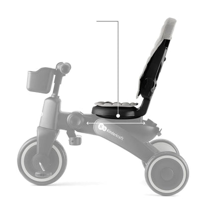 Triciclo Multifuncional Jazz 6 en 1 - Grey | Kinderkraft