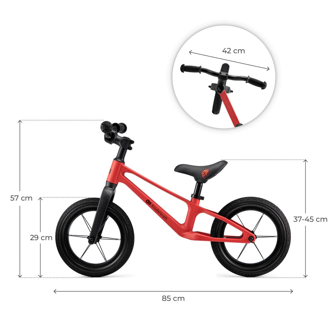 Bicicleta de Equilibrio Eter - Red | Kinderkraft