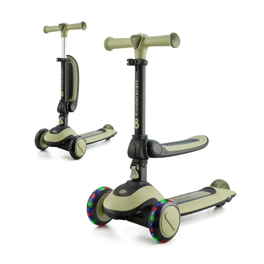 Scooter 2 en 1 Halley - Green | Kinderkraft