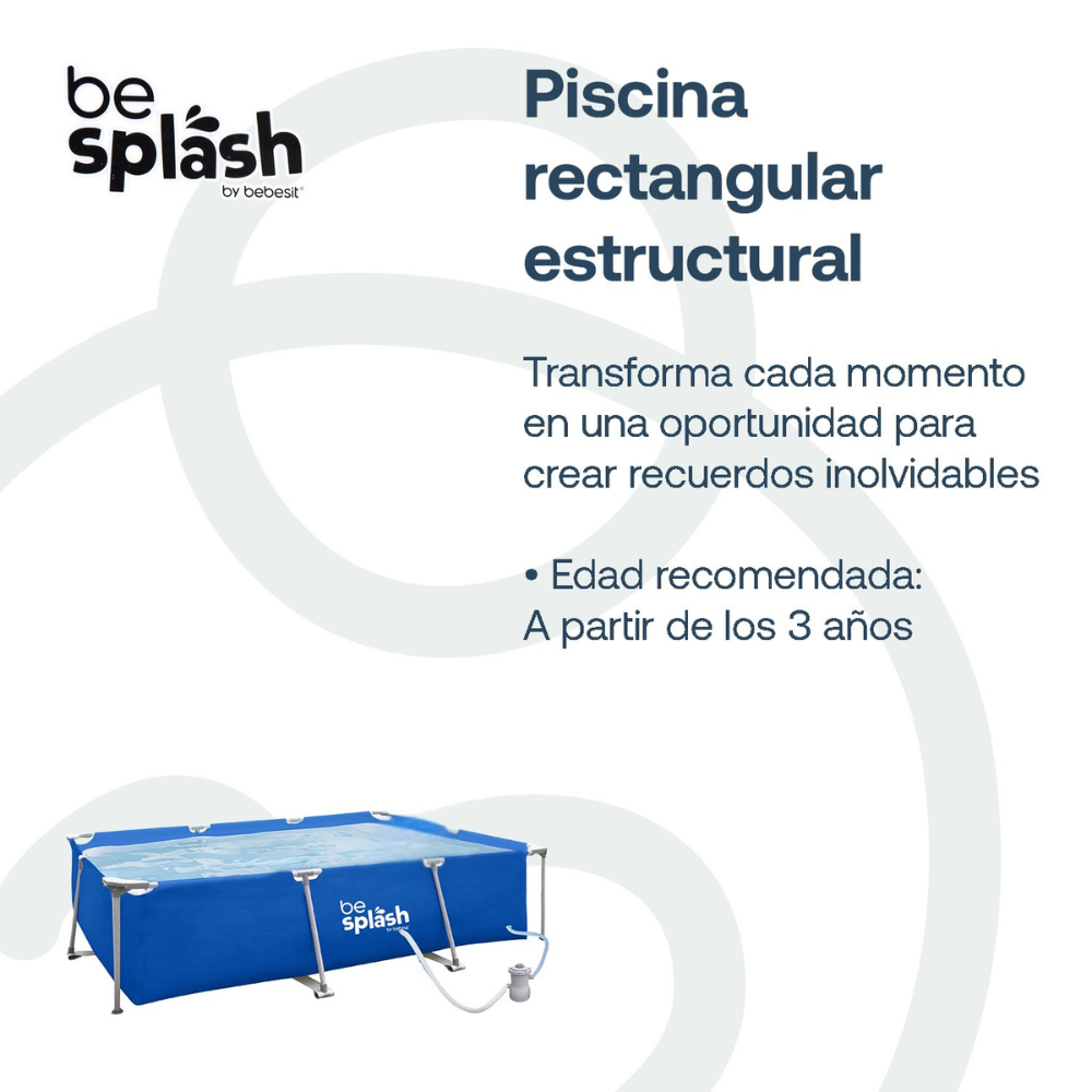 Piscina Estructural Rectangular BeSplash | Bebesit