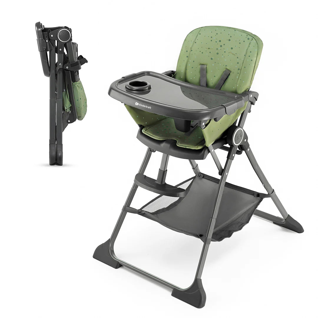 Silla de Comer Plegable Foldee - Verde | Kinderkraft
