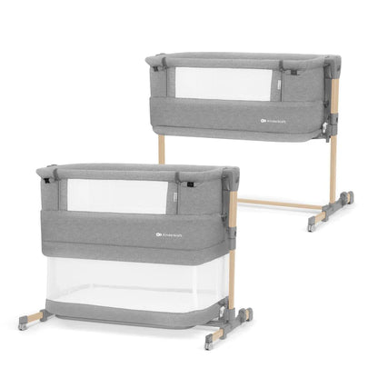 Cuna Colecho Neste Grow -  Madera y Gris Claro | Kinderkraft