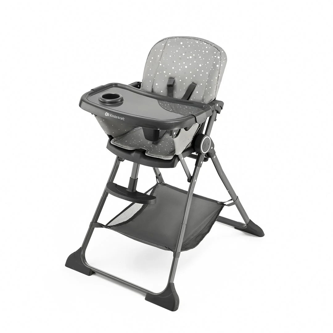 Silla de Comer Plegable Foldee - Gris | Kinderkraft
