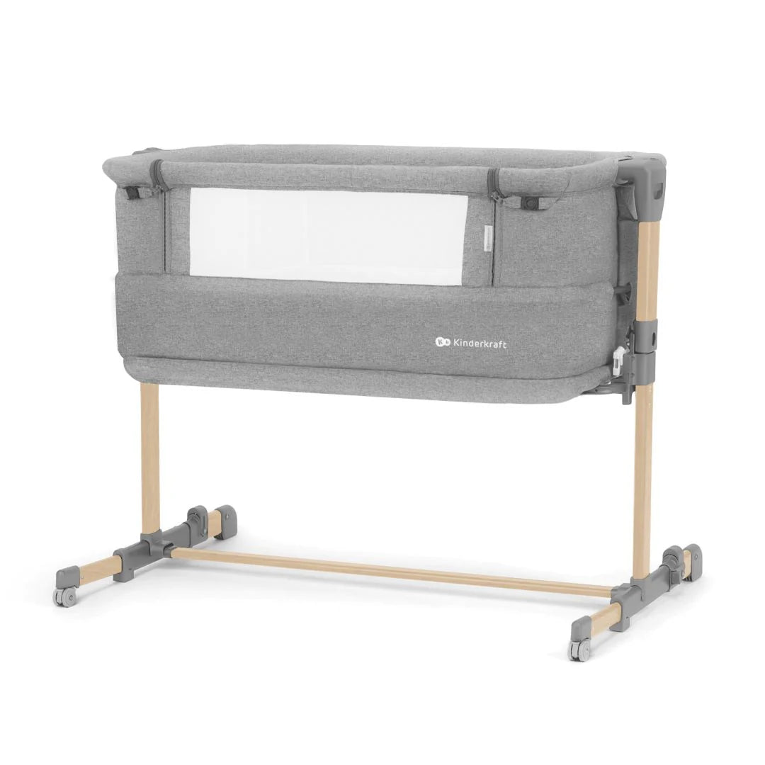 Cuna Colecho Neste Grow -  Madera y Gris Claro | Kinderkraft