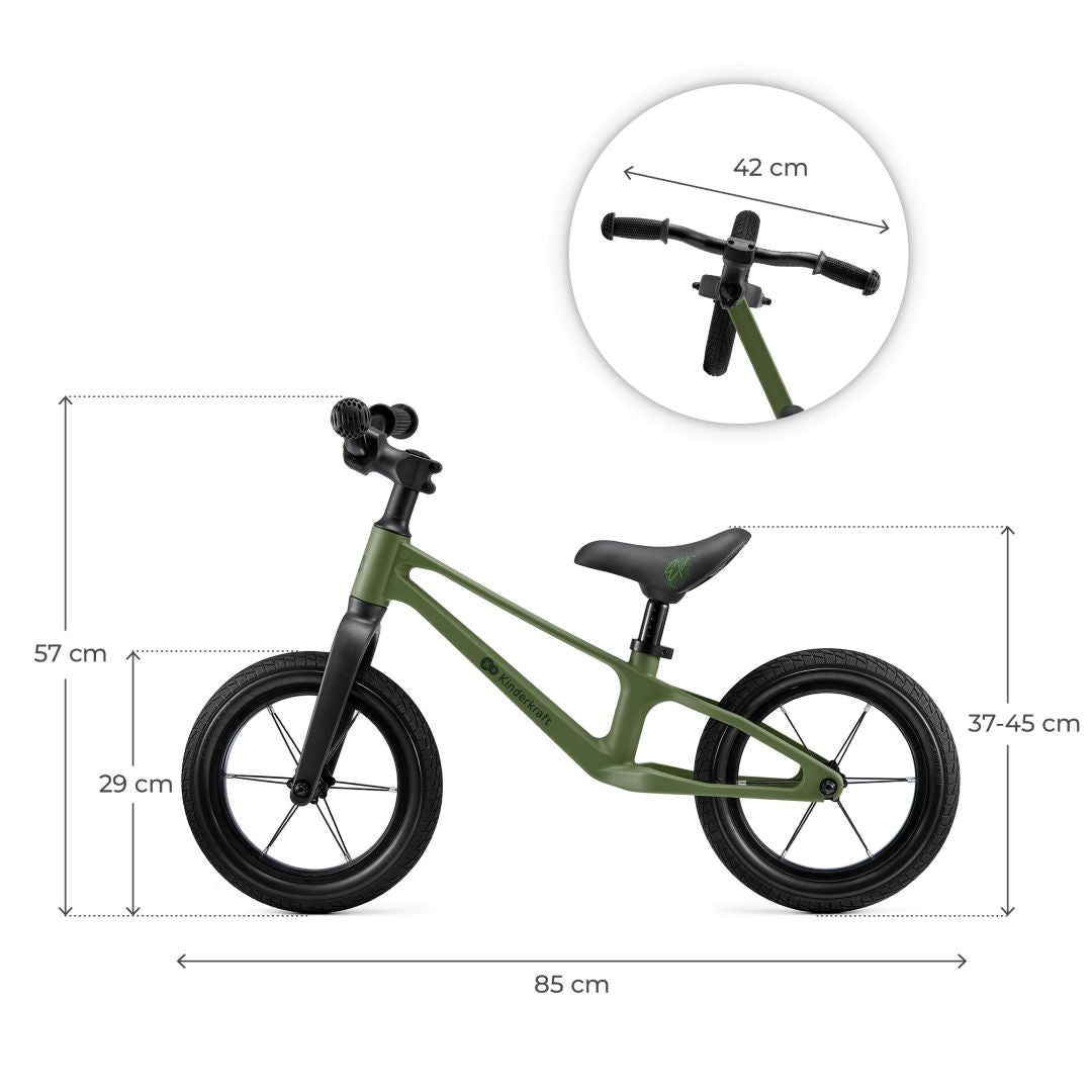 Bicicleta de Equilibrio Eter - Green | Kinderkraft