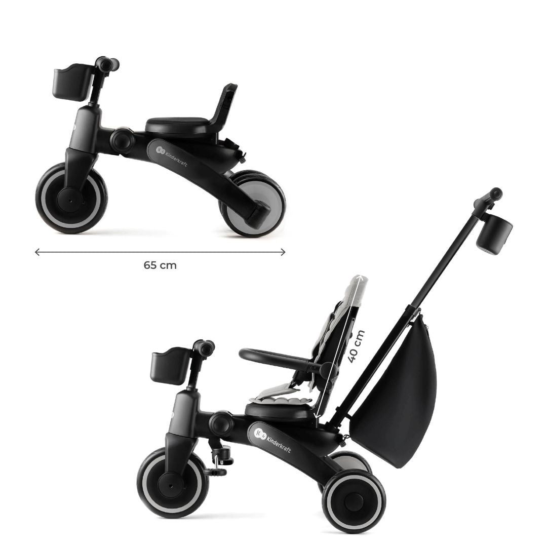 Triciclo Multifuncional Jazz 6 en 1 - Grey | Kinderkraft