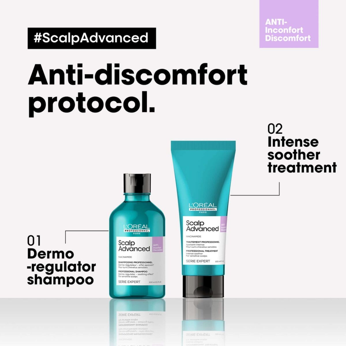 L'Oréal Professionnel Scalp Advanced Anti-Discomfort Intense Soother Treatment 200ml