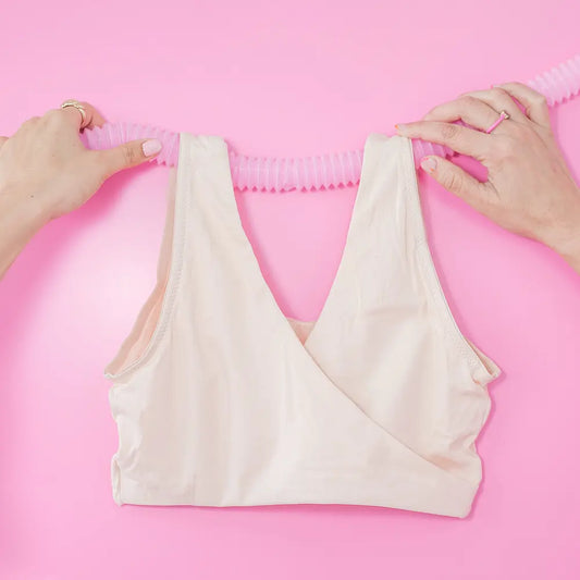 Non-absorbent nursing bra - Beige
