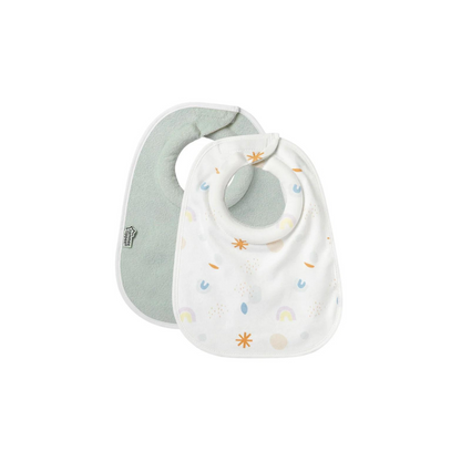 Set de 2 Baberos Absorbentes Reversibles - Sage | Tommee Tippee