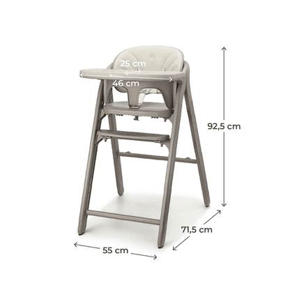 Silla de Comer 3 en 1 Tino - Grey | Kinderkraft