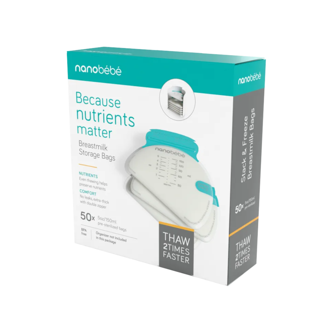 Bolsas para Leche Materna - 50 unidades | Nanobebé