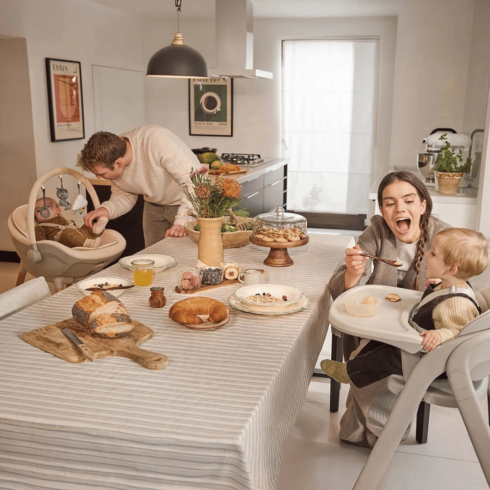 Silla de Comer 3 en 1 Tino - Beige | Kinderkraft