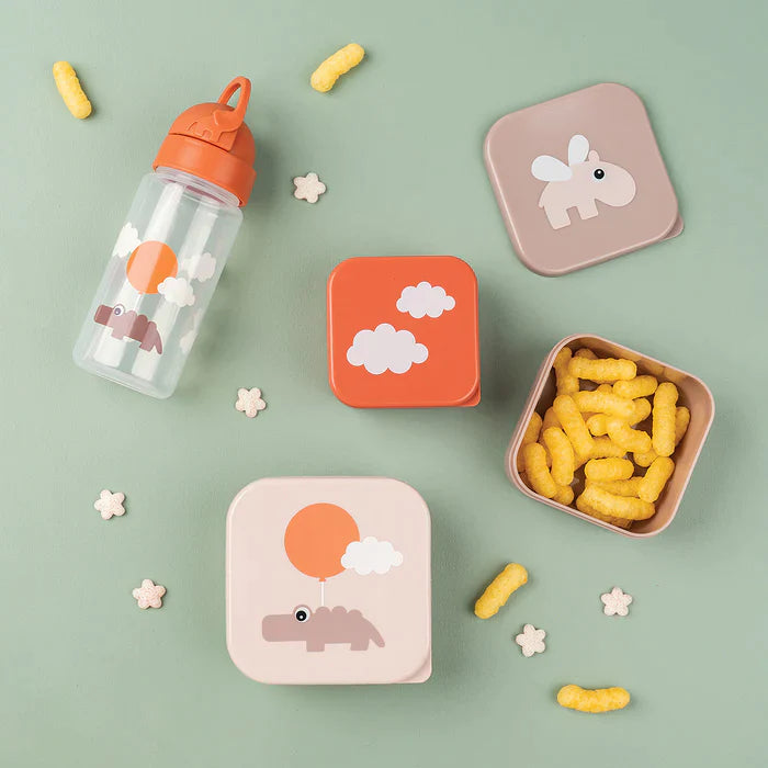 Set 3 Cajas para Snack Nube - Beige/Rosa | Done by deer