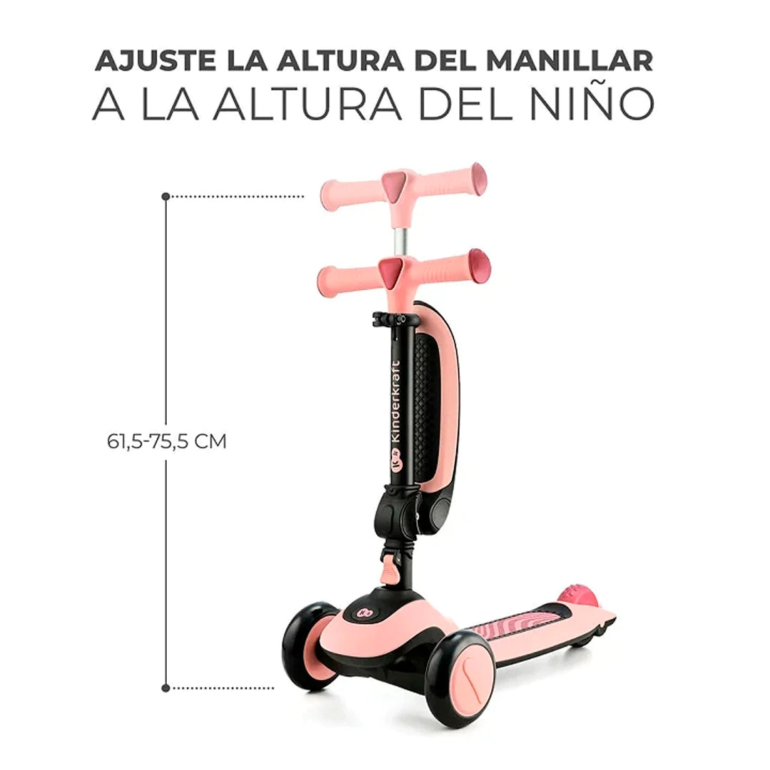 Halley 2 in 1 Scooter - Pink