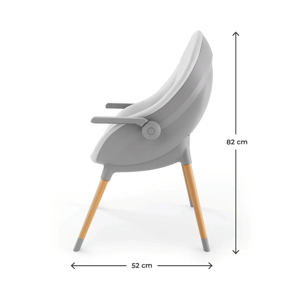 Silla de Comer Evolutiva 3 en 1 FINI UP - Grey | Kinderkraft