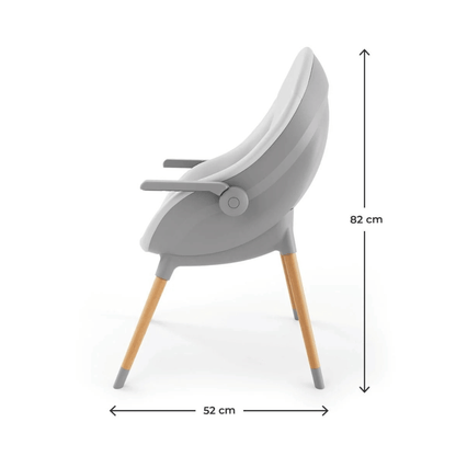 Silla de Comer Evolutiva 3 en 1 FINI UP - Grey | Kinderkraft