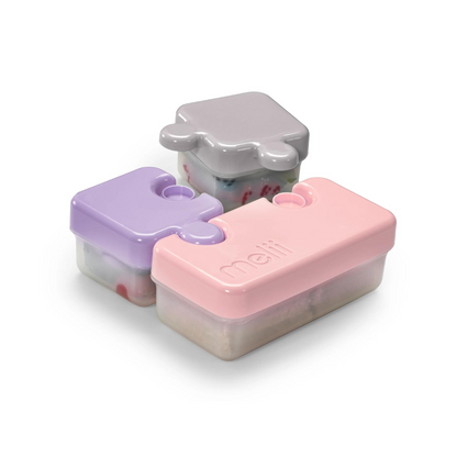 Contenedor Puzzle - Rosado Gris y Lila | Melii
