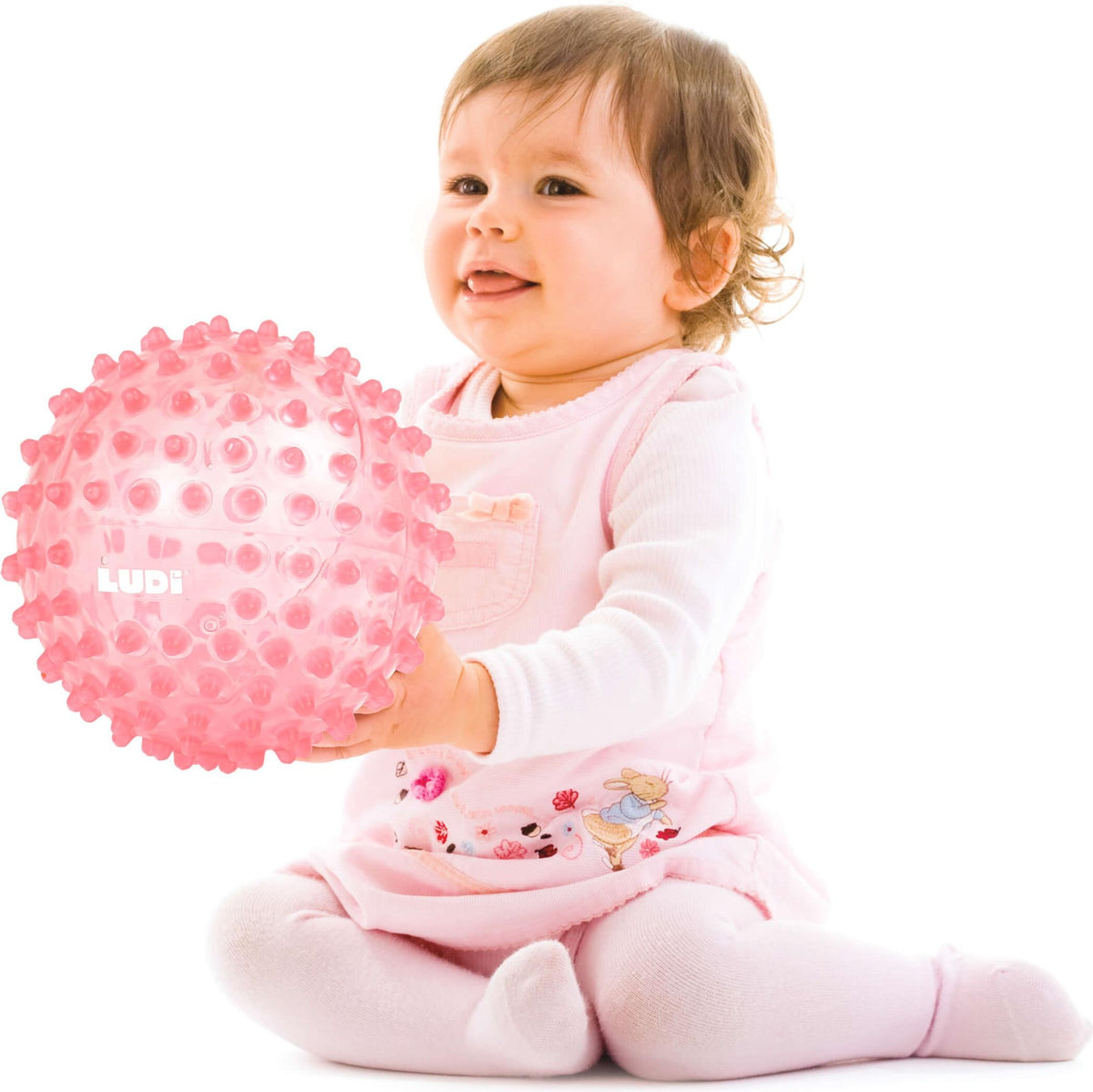 Pelota Sensorial - Rosa Claro | Ludi