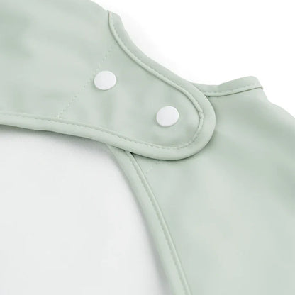 Bib with Sleeves and Croco Pocket - Green