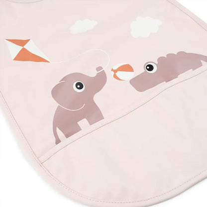 Babero con Velcro Playground - Rosa | Done by deer