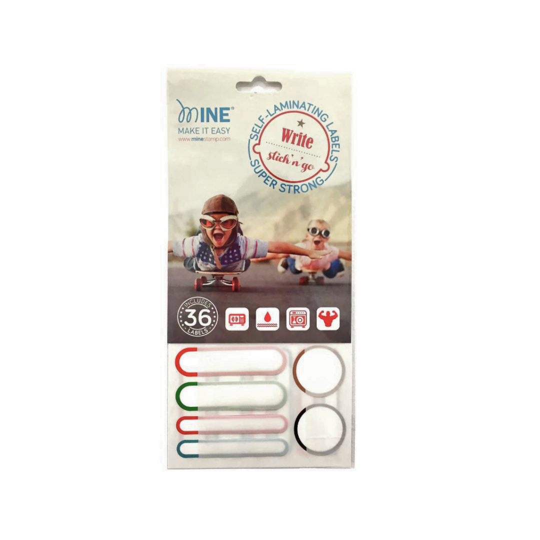 Etiquetas Laminadas para Útiles y Objetos | Mine Stamp