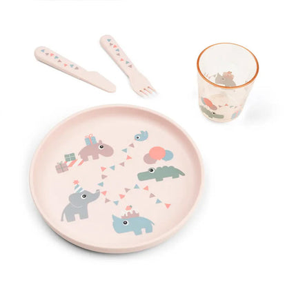 Set para Comer Celebration - Rosa