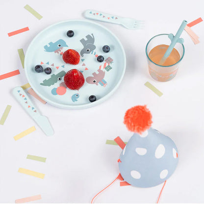 Set para Comer Celebration - Azul