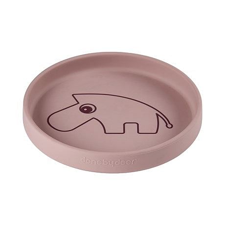 Zebee Pink Silicone Plate