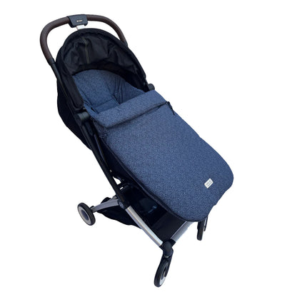 Saco para Coche - Algodón - Flores Azules | Baby Mattress