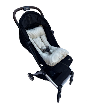 Cojín para Coche - Algodón - Verde Líneas | Baby Mattress