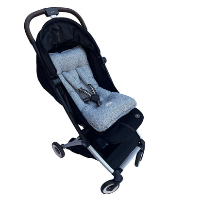 Cojín para Coche - Algodón - Flores Oliva | Baby Mattress
