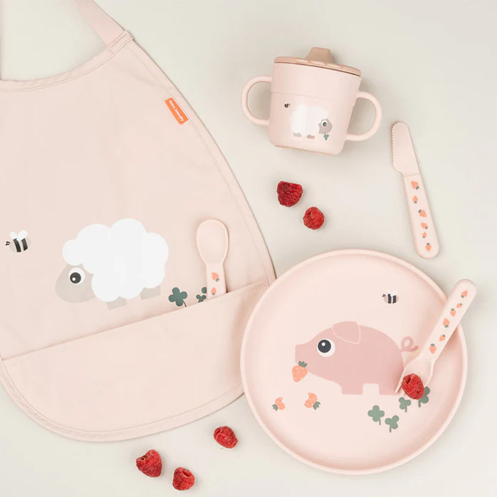Plato de Comida Foodie Tiny Farm - Rosa