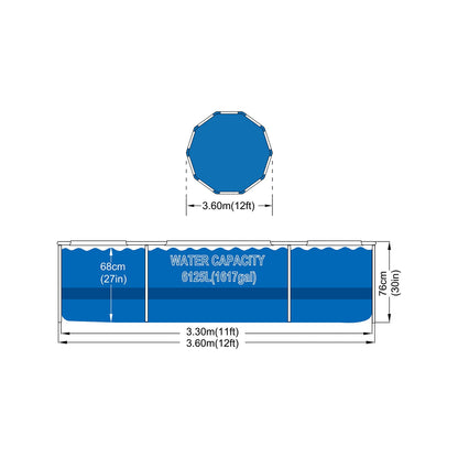 Piscina Circular Estructural Be Splash | Bebesit