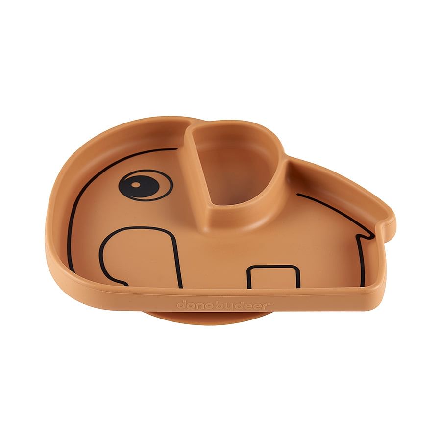 Plato de Silicona Antideslizante Elphee - Mostaza