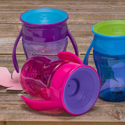 Vaso Antiderrame Baby Tritan 207 ml - Rosado | WOW Cup