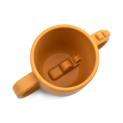 Taza con 2 Asas Peekaboo Croco - Mostaza | Done by deer
