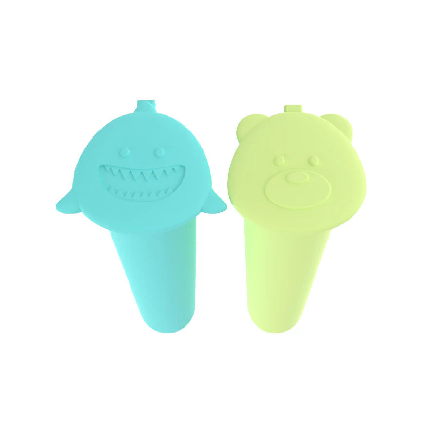 Pack de 2 Moldes de Helado Push Up - Tiburón y Oso | Melii