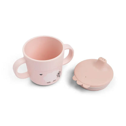 Vaso con Boquilla Foodie Tiny Farm - Rosa