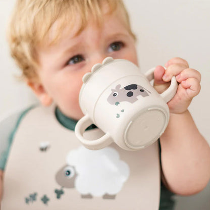 Vaso con Boquilla Foodie Tiny Farm - Arena