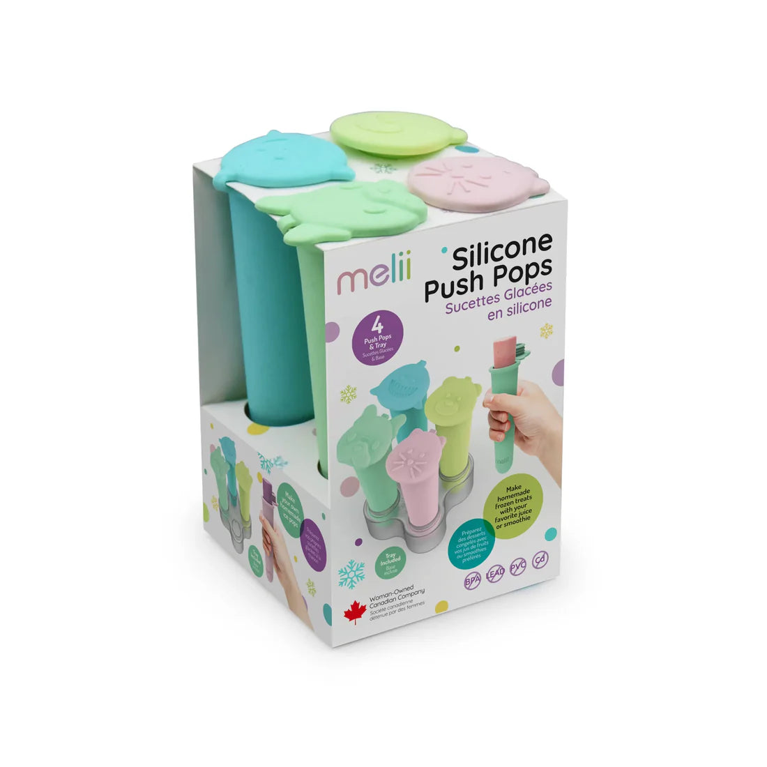 Pack de 4 moldes de Helado Push Up | Melii