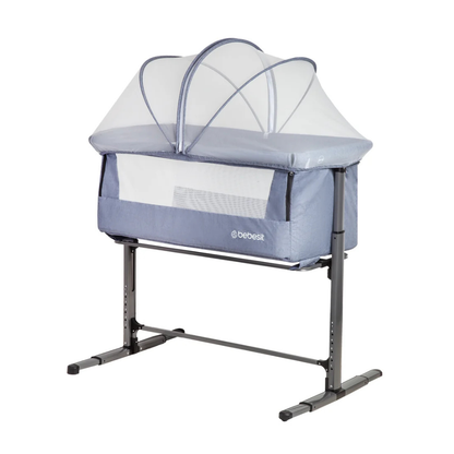 Cuna Colecho MySide LX con Mosquitero  - Azul | Bebesit