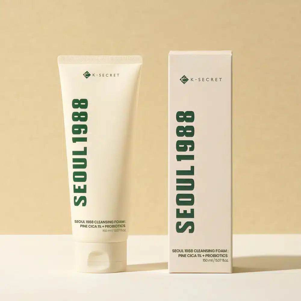 K SECRET SEOUL 1988  Cleansing Foam Pine Cica 1% + Probiotics 150ml