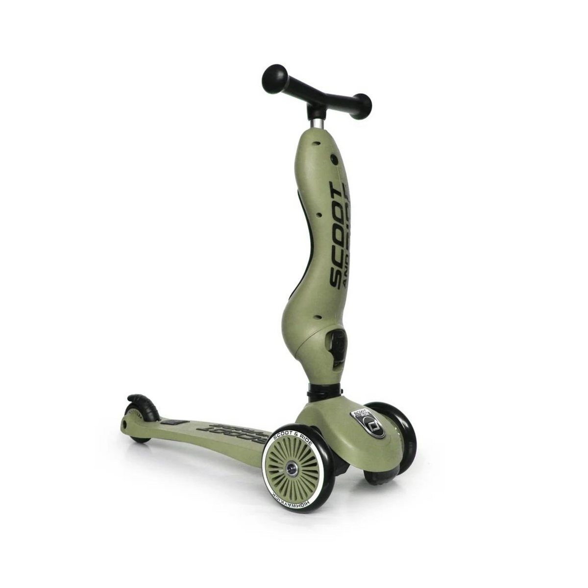 Scooter 2 en 1 Highwaykick 1 - Olive | Scoot and Ride
