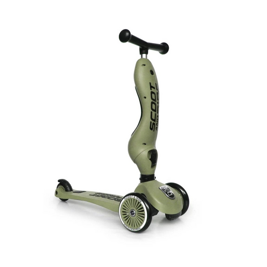 Scooter 2 en 1 Highwaykick 1 - Olive | Scoot and Ride