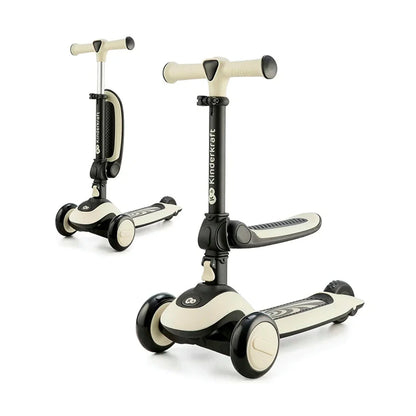 Scooter 2 en 1 Halley - Stone White | Kinderkraft